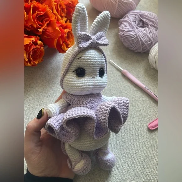 ‼️Handmade/Crochet Bunny‼️